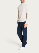 Jeans Bootleg in Super Denim Viola Uomo - Ragno