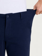 Pantalone con tasche america in Cotton Compact Blu Uomo - Ragno