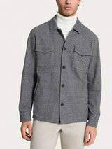 Shacket in Eco Jacquard Neri Uomo - Ragno