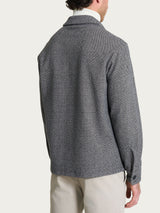 Shacket in Eco Jacquard Neri Uomo - Ragno