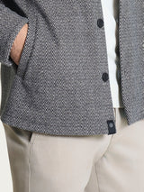 Shacket in Eco Jacquard Neri Uomo - Ragno