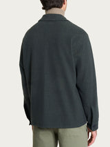 Shacket in Eco Jacquard Blu Uomo - Ragno