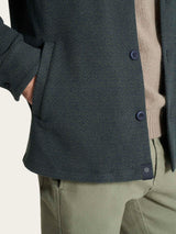 Shacket in Eco Jacquard Blu Uomo - Ragno