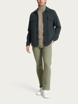 Shacket in Eco Jacquard Blu Uomo - Ragno
