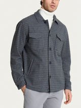 Shacket in Eco Jacquard Verdi Uomo - Ragno
