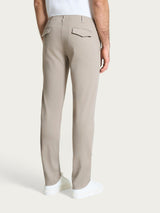 Pantaloni Chino in Twill di Eco Cotton Grigi Uomo - Ragno