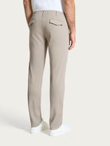 Pantaloni Chino in Twill di Cotone Grigi Uomo - Ragno