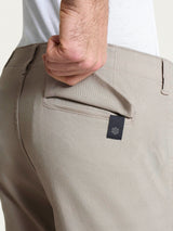 Pantaloni Chino in Twill di Eco Cotton Grigi Uomo - Ragno