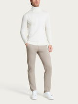 Pantaloni Chino in Twill di Eco Cotton Grigi Uomo - Ragno
