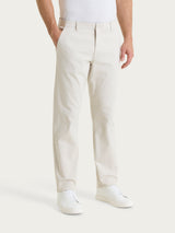 Pantalone con tasche america in Twill Cotton Bianchi Uomo - Ragno