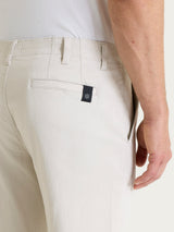 Pantalone con tasche america in Twill Cotton Bianchi Uomo - Ragno
