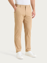Pantalone con tasche america in Twill Eco Cotton Marroni Uomo - Ragno