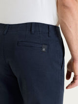 Pantalone con tasche america in Twill Cotton Blu Uomo - Ragno