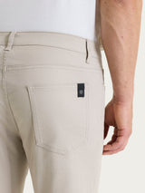Pantaloni 5 Tasche in Twill di Eco Cotton Grigi Uomo - Ragno