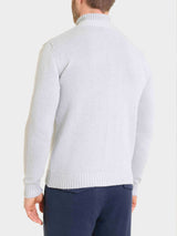 Cardigan in Winter Cotton Grigi Uomo - Ragno