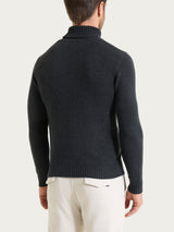 Lupetto in Winter Cotton Neri Uomo - Ragno