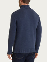Lupetto in Winter Cotton Azzurri Uomo - Ragno