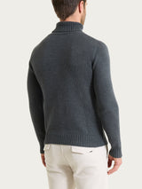 Lupetto in Winter Cotton Neri Uomo - Ragno