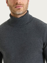 Lupetto in Winter Cotton Neri Uomo - Ragno