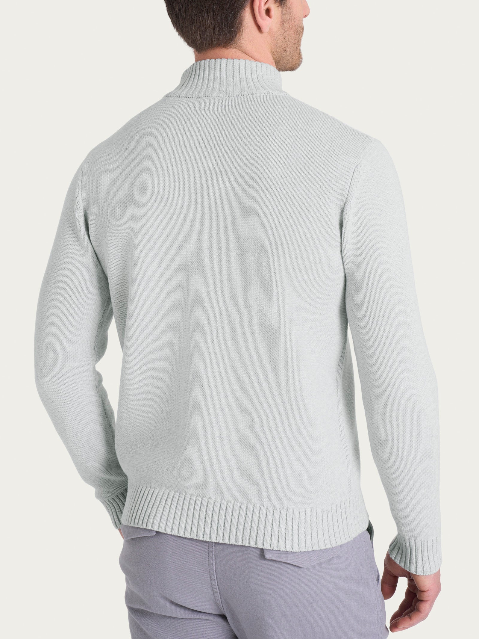 Lupetto in Winter Cotton Grigi Uomo - Ragno