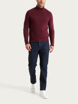 Lupetto in Winter Cotton Viola Uomo - Ragno