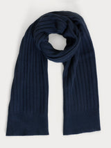 Sciarpa Unisex in misto Lana e Angora Blu Donna - Ragno