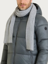 Sciarpa Unisex in misto Lana e Angora Neri Donna - Ragno
