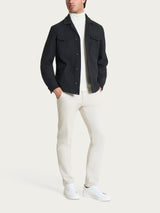 Shacket in Vegan Wool Neri Uomo - Ragno