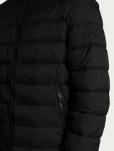 Satin Puffer piumino con cappuccio Neri Uomo - Ragno