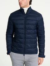 Piumino corto classico in Vegan Down Blu Uomo - Ragno