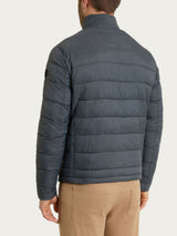Satin Puffer piumino corto classico Grigi Uomo - Ragno