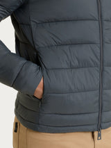 Satin Puffer piumino corto classico Grigi Uomo - Ragno