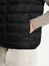 Satin Puffer piumino smanicato Neri Uomo - Ragno