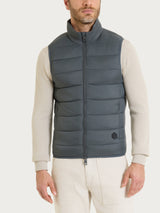 Satin Puffer piumino smanicato Grigi Uomo - Ragno