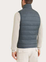 Satin Puffer piumino smanicato Grigi Uomo - Ragno