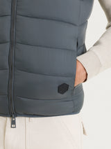 Satin Puffer piumino smanicato Grigi Uomo - Ragno