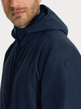 Parka con cappuccio in Shelter Outer Blu Uomo - Ragno