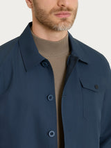 Giacca con bottoni in Shelter Outer Blu Uomo - Ragno