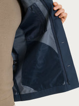 Giacca con bottoni in Shelter Outer Blu Uomo - Ragno