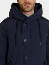 Piumerino Anorak imbottito in lana Blu Uomo - Ragno