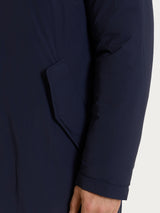 Piumerino Anorak imbottito in lana Blu Uomo - Ragno