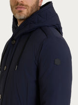 Piumerino Anorak imbottito in lana Blu Uomo - Ragno