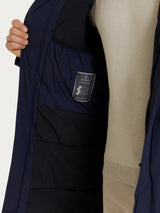Piumerino Anorak imbottito in lana Blu Uomo - Ragno