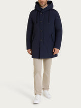 Piumerino Anorak imbottito in lana Blu Uomo - Ragno