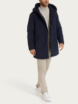 Piumerino Anorak imbottito in lana Blu Uomo - Ragno