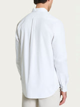 Camicia button down in Oxford Double Twisted Bianchi Uomo - Ragno
