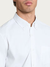 Camicia button down in Oxford Double Twisted Bianchi Uomo - Ragno