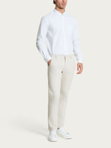 Camicia button down in Oxford Double Twisted Bianchi Uomo - Ragno