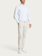 Camicia button down in Oxford Double Twisted Bianchi Uomo - Ragno