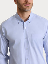 Camicia button down in Oxford Double Twisted Azzurri Uomo - Ragno